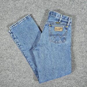 Wrangler George Strait Collection Jeans Blue Mens Tagged 32x32 Actual 29x31